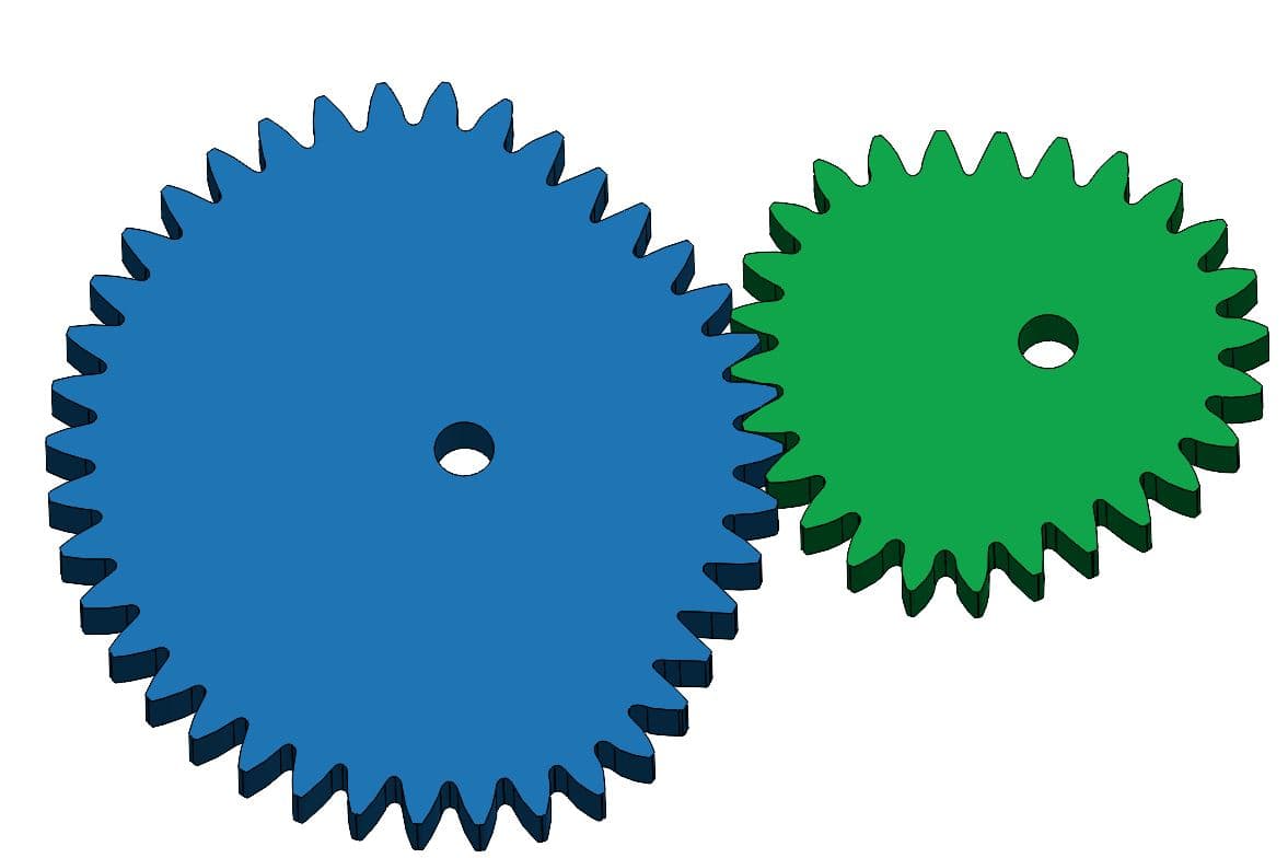 Non-circular gears for steering application