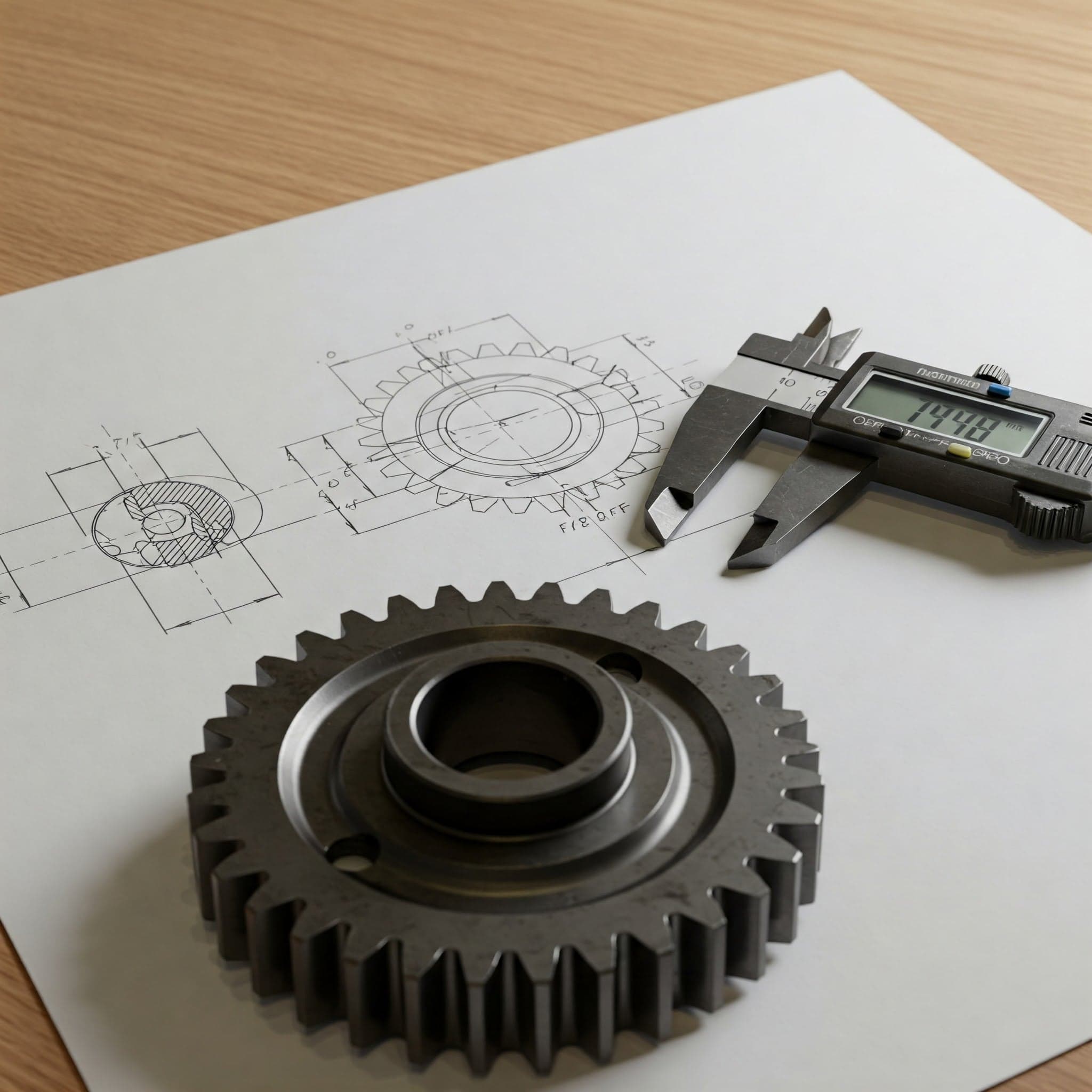 Reverse engineering of gear geometry